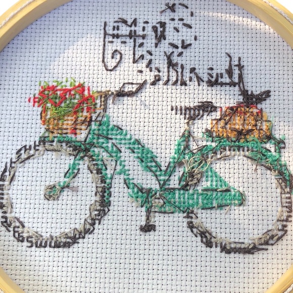 Enjoy the Ride Bike Cross Stitch - Picture 5 of 5